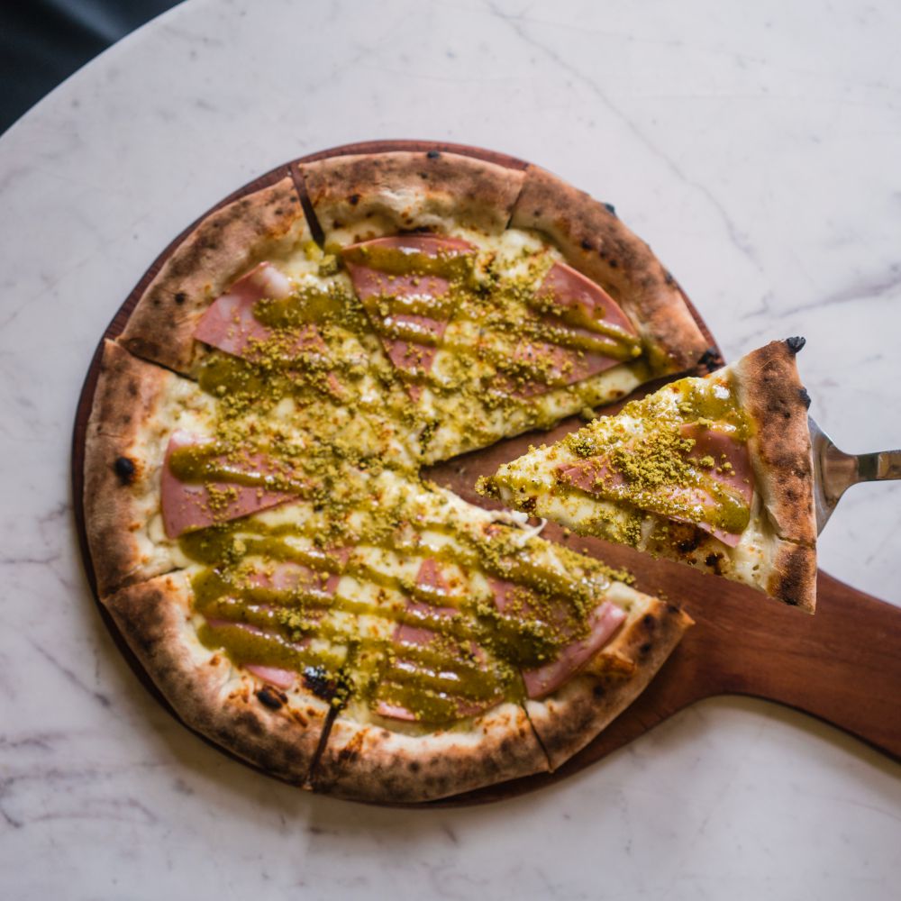 Mortadella E. Pistacchio Pizza