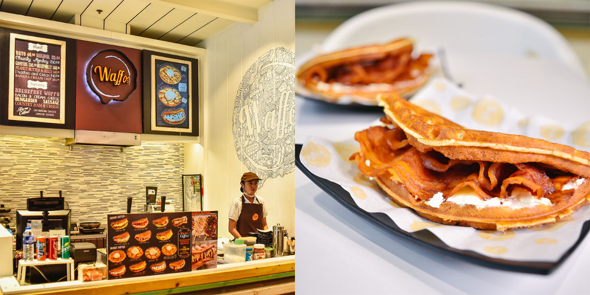 Exclusive: Buy 1 Get 1 Bacon and Cream Cheese Waffles at Waffos Mega Food Hall!
