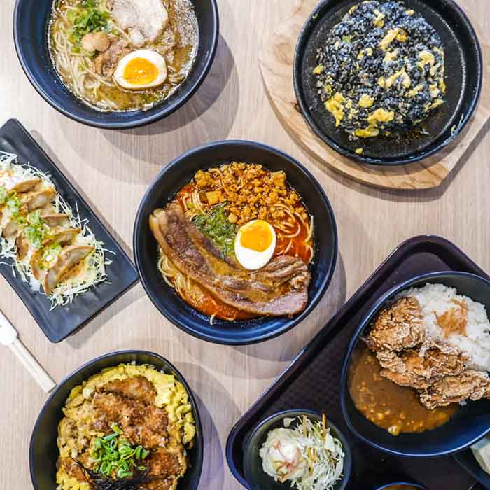 Ramen Jiro Food Flatlay