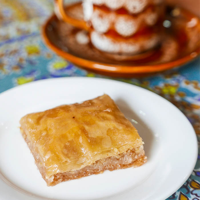 Baklava and Turkish Coffee