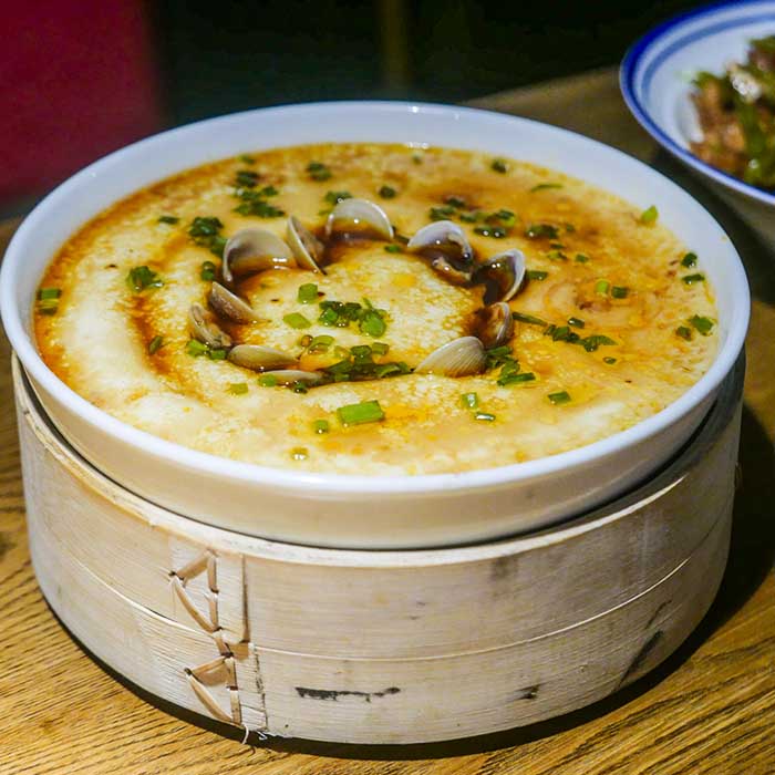Steamed Egg with Clams