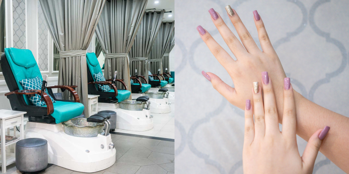This premium nail spa will take care of you from tip to toe