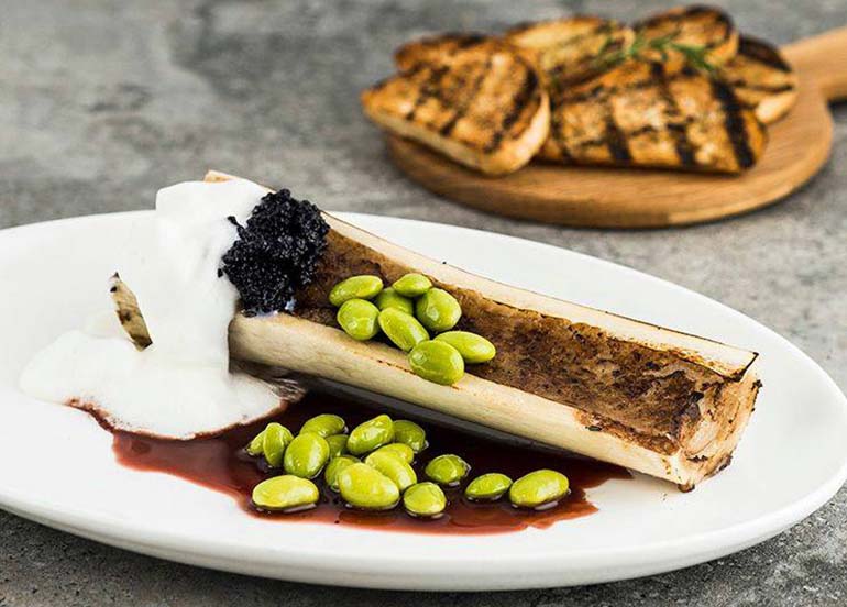 bone-marrow-with-edamame-and-caviar