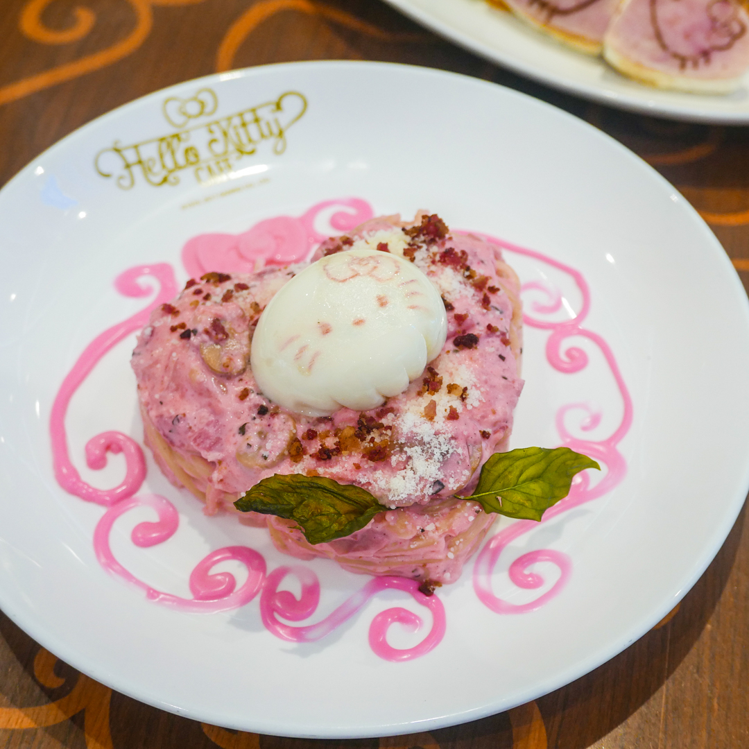 Hello Kitty Cafe BGC pasta carbonara