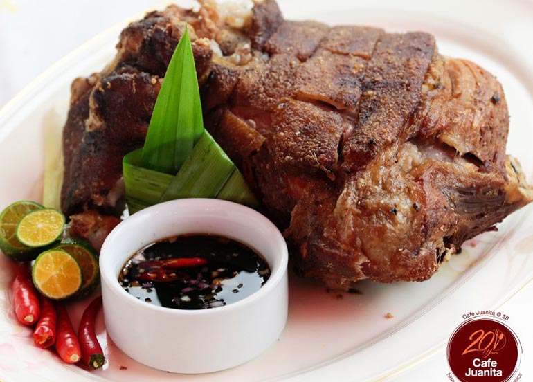 cafe juanita crispy pata