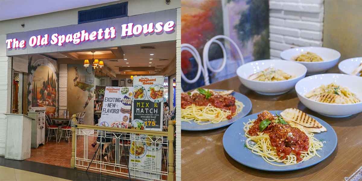 EXCLUSIVE: Buy 1 Get 1 Pasta Dishes from The Old Spaghetti House!