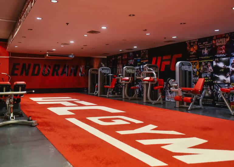 ufc gym interiors, 24 hours, gym metro manila