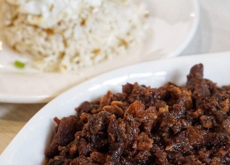 tapa and garlic rice