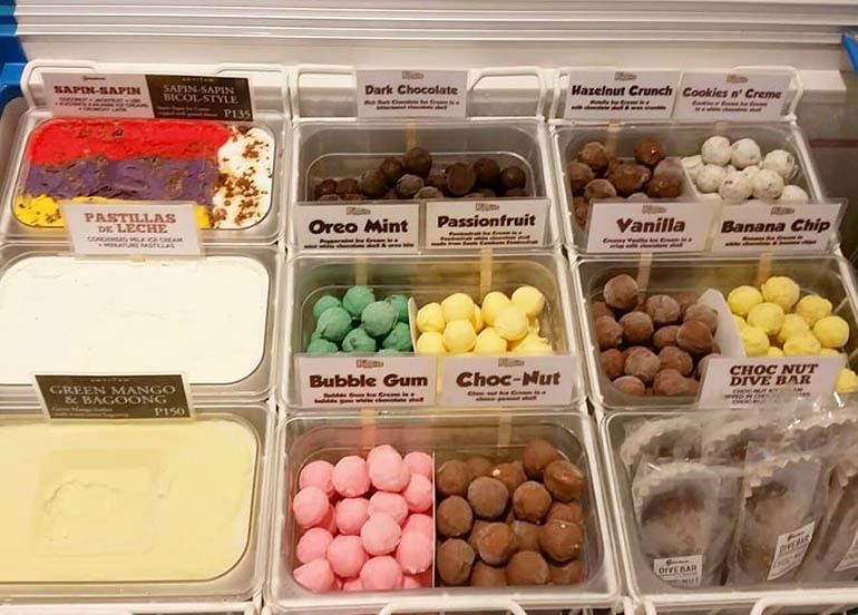 many flavors of ice cream