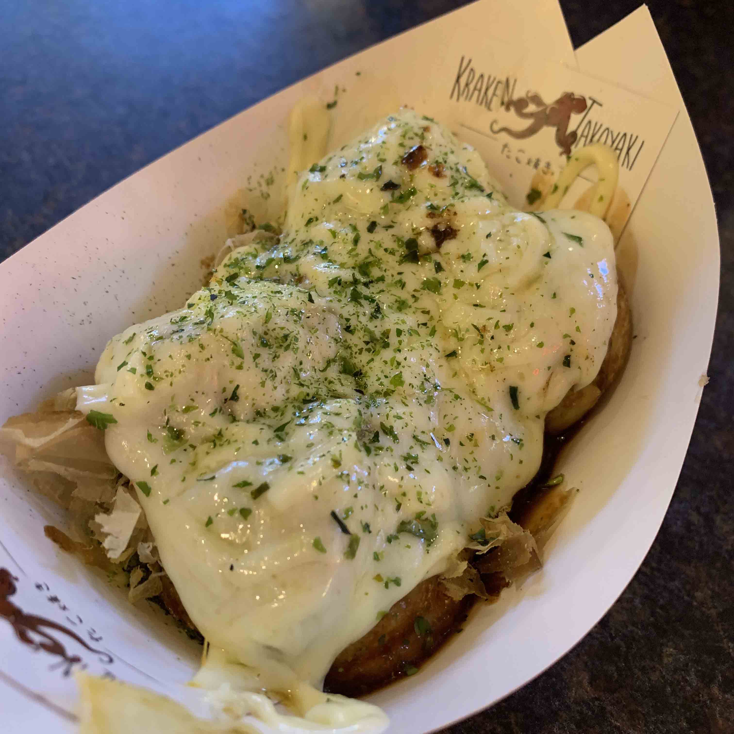 Mozzarella Takoyaki or Green Onion Takoyaki â Kraken Takoyaki