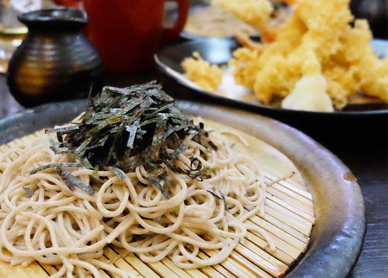 Noodles and Tempura from Sekitori