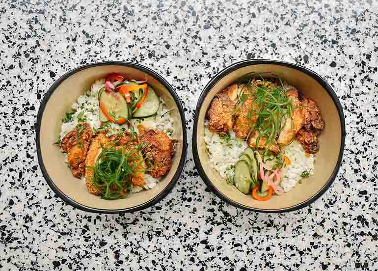 Chicken Bowls from Sunnies Cafe 