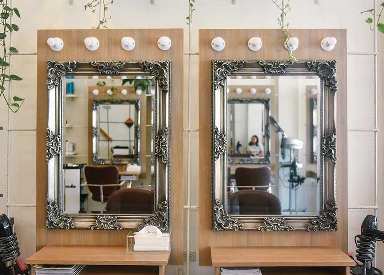 Hair MNL Studio Mirror Interiors