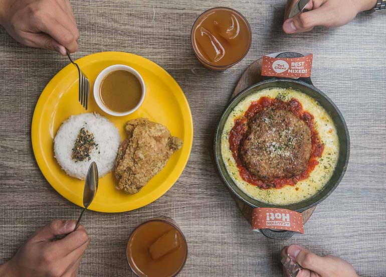 japanese-fried-chicken-with-japanese-baked-rice