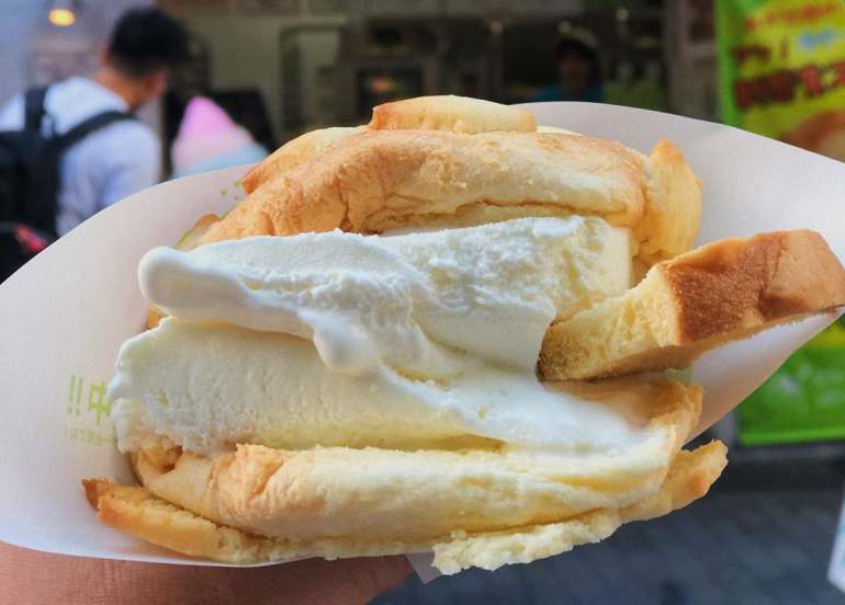 melonpan ice, japanese desserts