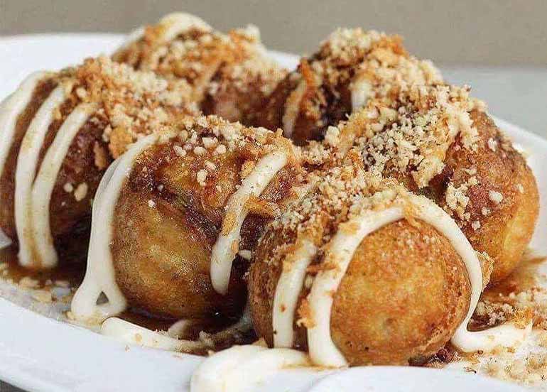 Takoyaki from Agico Vegetarian Cafe