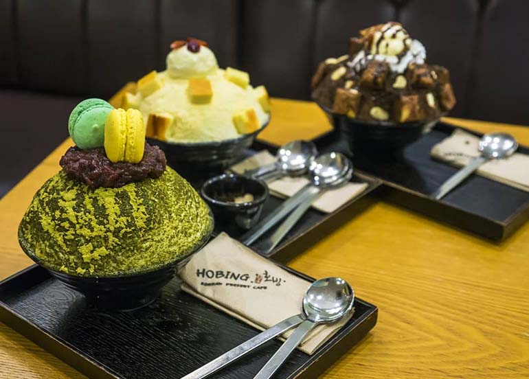 Bingsu Desserts from Hobing