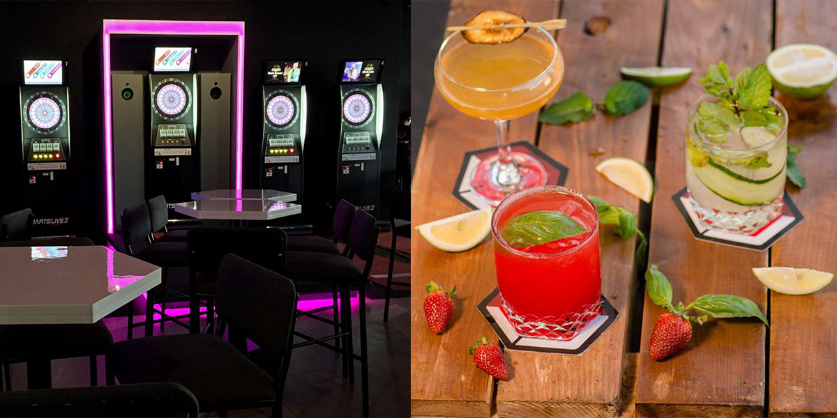 Eat, Drink, And Play At i Darts DASH: The First Electronic Darts Bar In The Philippines