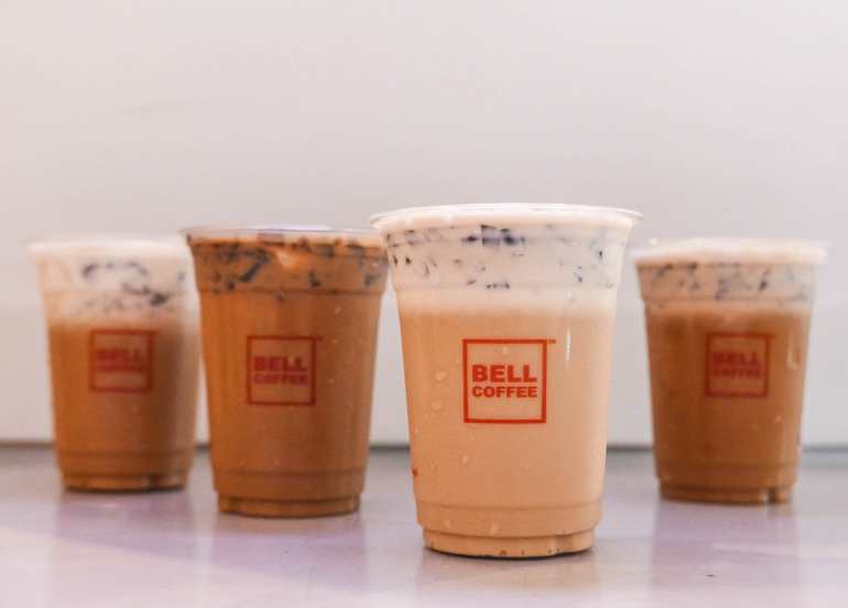 bell coffee, cafes, milk tea, coffee, tea