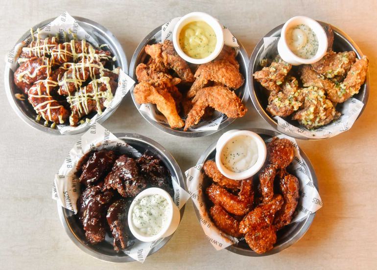 It’s Time to Get Your Hands Dirty with 10 Different Wing Flavors and More at B.Wings!