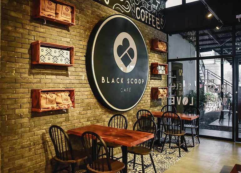 Black Scoop CafÃ© BF Homes