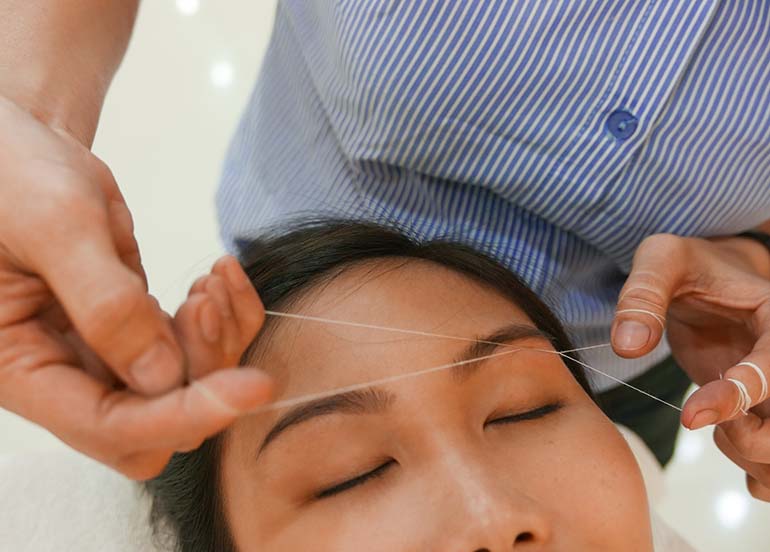 eyebrow-threading