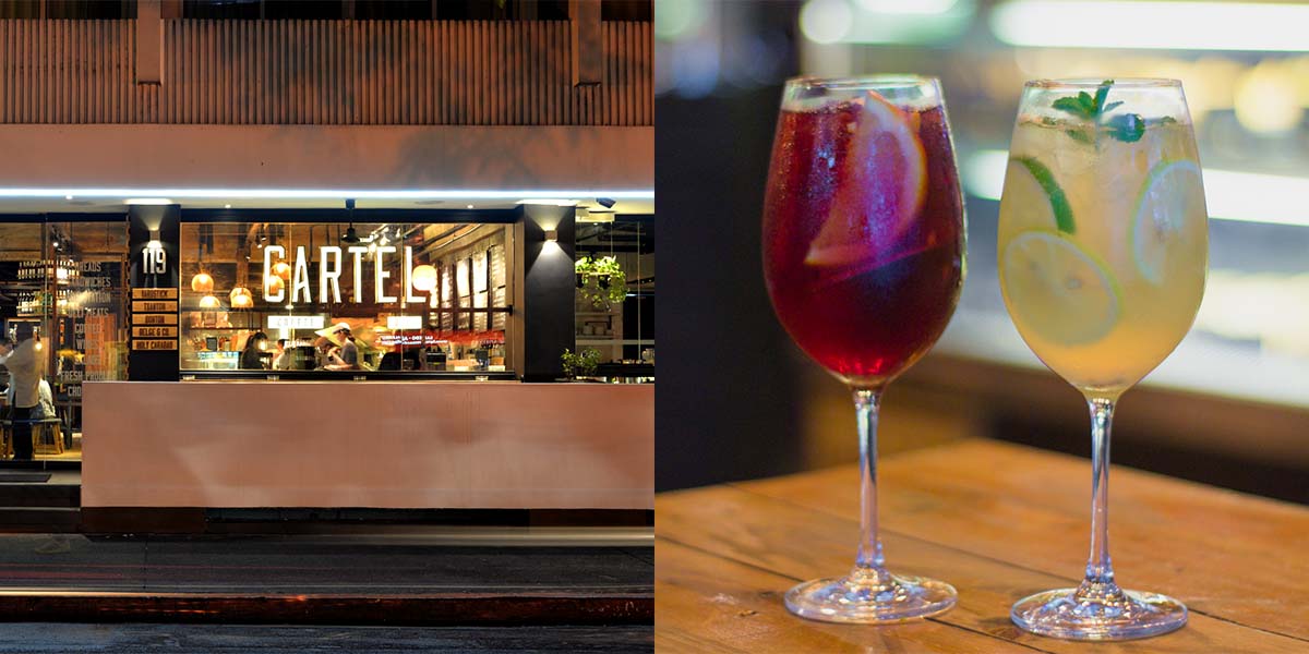 New BOGO Alert: Buy 1 Get 1 Sangria at Cartel Deli!