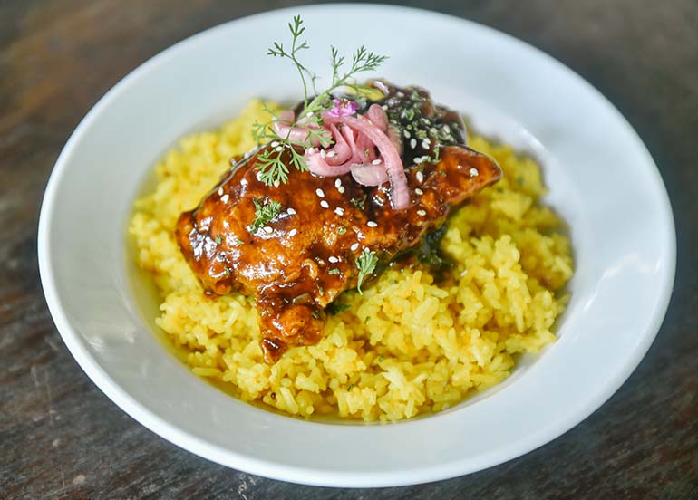 Honey Glazed Chicken from Greg and Sally Tree Garden Cafe