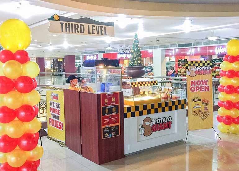 Potato Giant Stall at Sta. Lucia