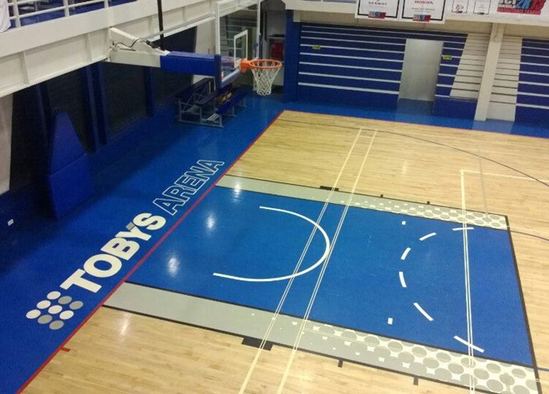 Toby's Arena Basketball Court