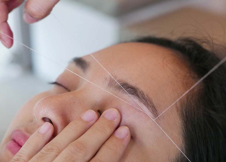 eyebrow-threading