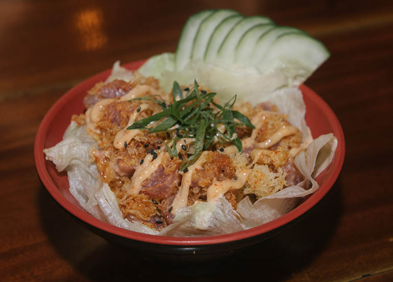 Spicy Tuna Salad from Kampai Sushi Bar