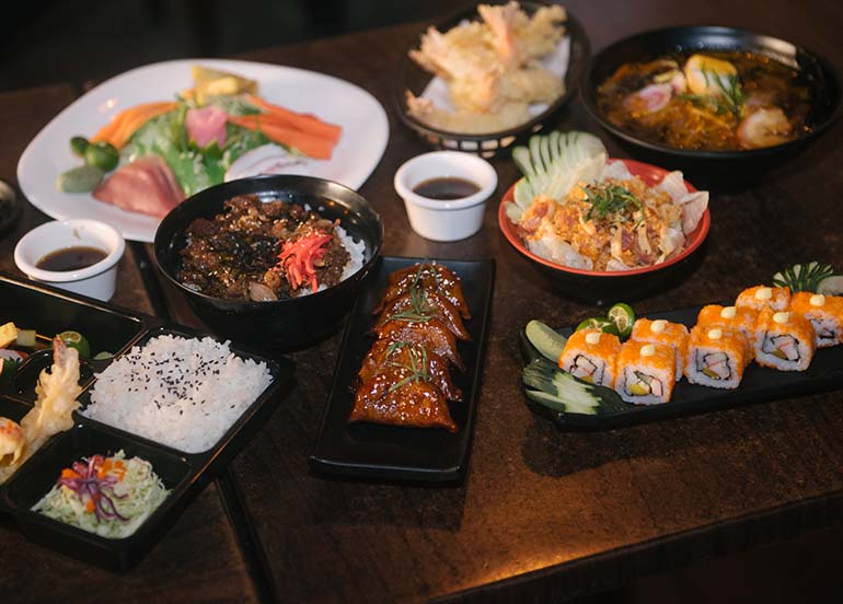 Japanese food from Kampai Sushi Bar