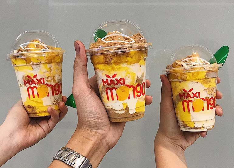 Mango Graham in a cup from Maxi Mango