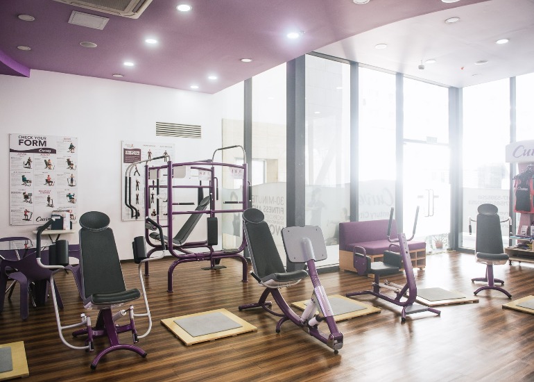 Curves Gym Cardio gym Equipments