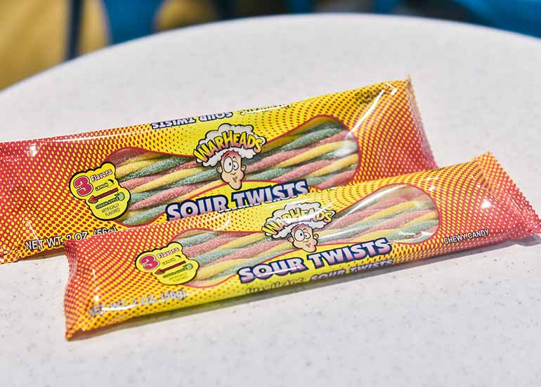 Warheads Sour Twists from Candy Corner