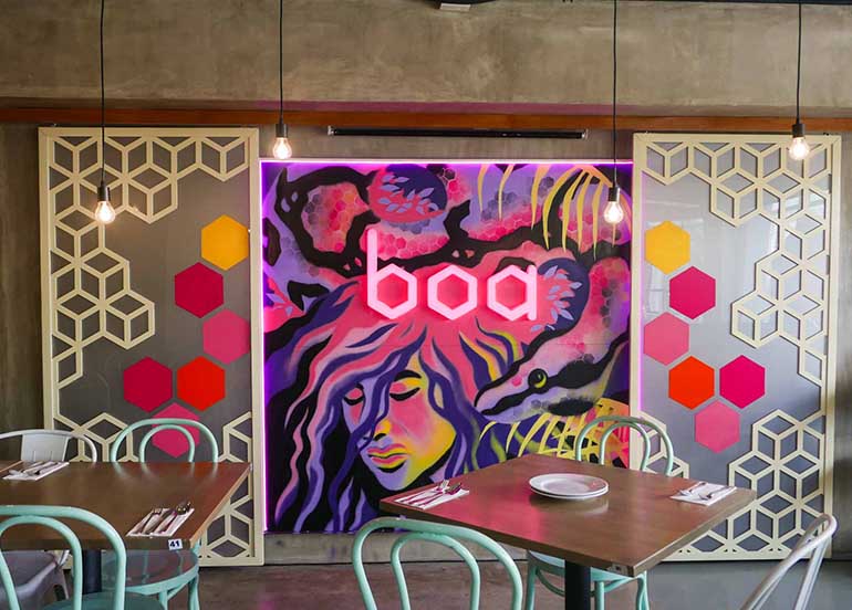 BOA Kitchen + Socials Interiors