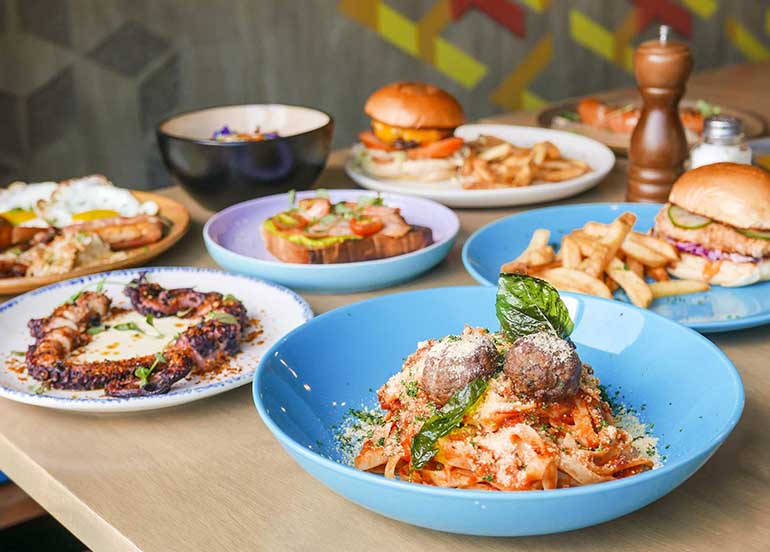 Dishes from BOA Kitchen + Socials