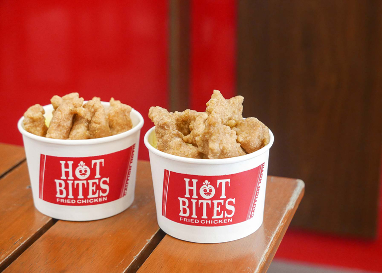 Chicken Bites with Hot Bites Logo