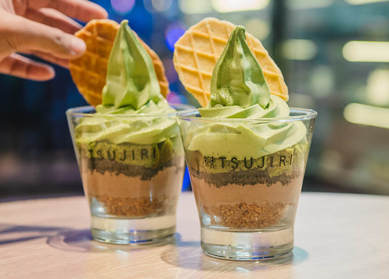 Matcha Ice Cream from Tsujiri