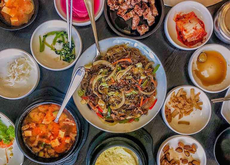 Korean Dishes from Masil Charcoal Grill Restaurant