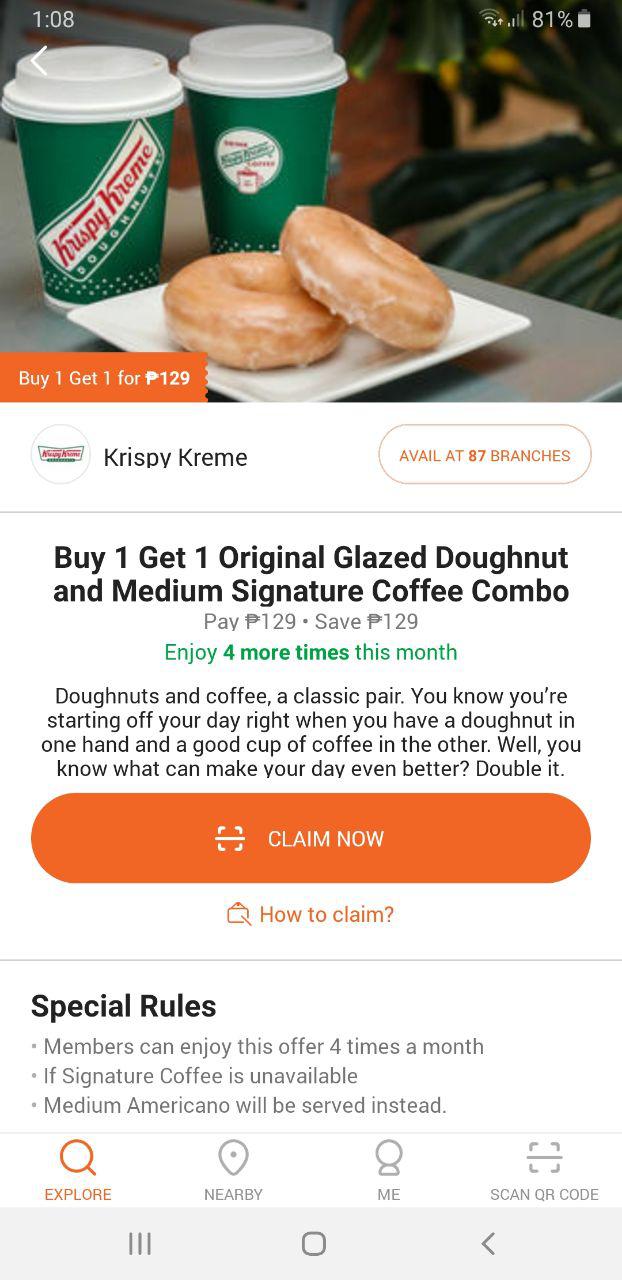Krispy Kreme Offers