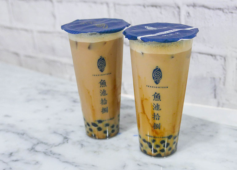 Brown Sugar Milk Tea from Tea 18