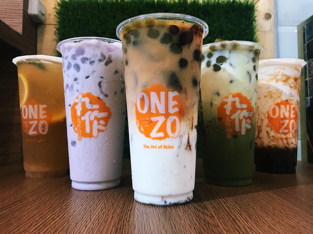 OneZo serves colorful, handmade tapioca pearls!