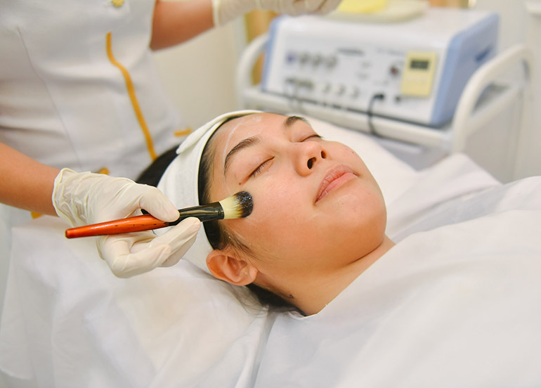 facial care, oxygen peel