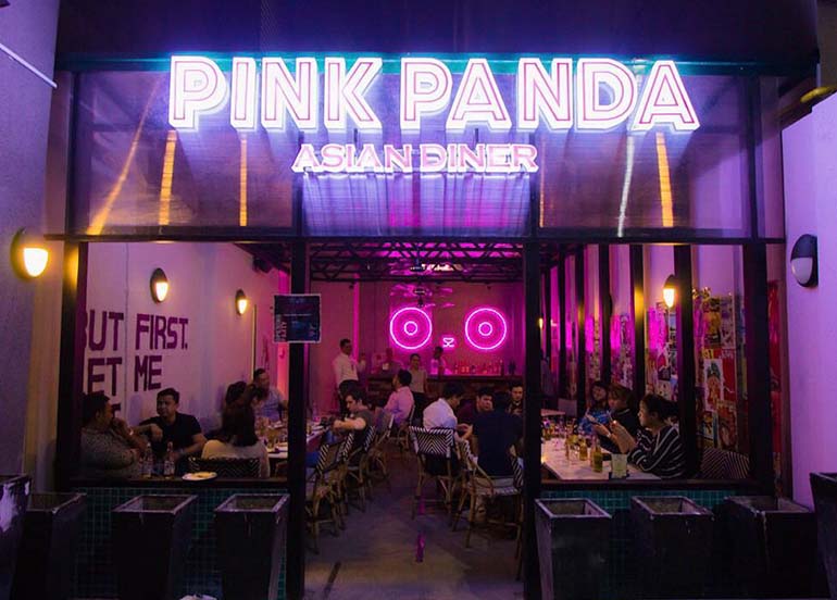 Pink Panda Facade