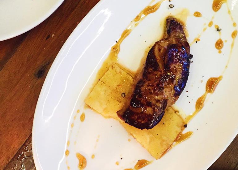 Seared Foie Gras from Wildflour Manila