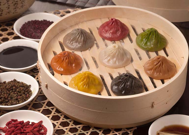 Rainbow Xiao Long Bao from Paradise Dynasty