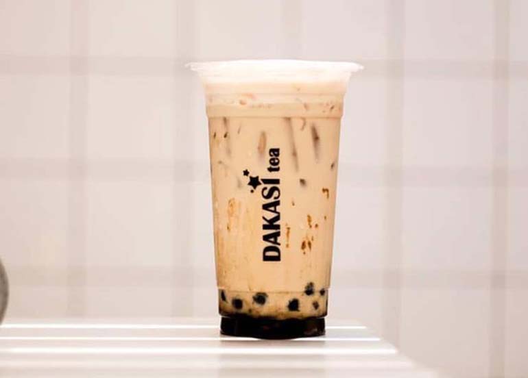 Dakasi, milktea, pearls