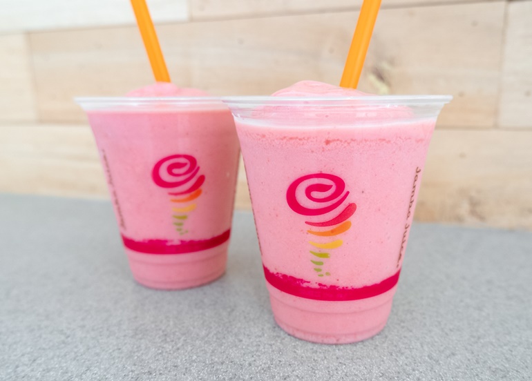 Strawberry Smoothies from Jamba Juice